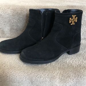 Tory Burch Black Booties - size 10.5